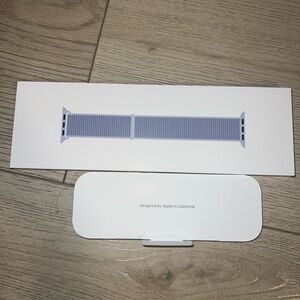 Apple Watch Band - Lavender and Apple Charger